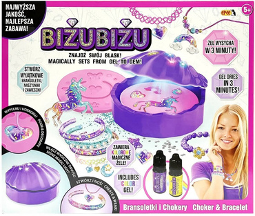 BiżuBiżu BIŻUTERIA ZESTAW BRANSOLETKI I CHOKERY