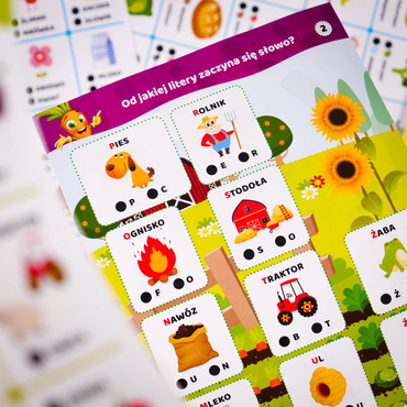 CAROTINA 500 PYTAŃ FARMA GRA EDUKACYJNA NAUKA LISCIANI