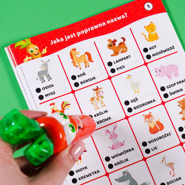 CAROTINA 500 PYTAŃ ZWIERZĘTA GRA EDUKACYJNA NAUKA LISCIANI