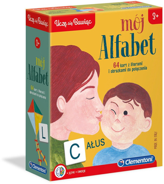 CLEMENTONI MÓJ ALFABET ZESTAW EDUKACYJNY LITERKI