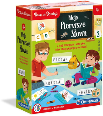 CLEMENTONI MOJE PIERWSZE SŁOWA UCZĘ SIĘ BAWIĄC GRA