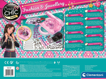 CRAZY CHIC Clementoni BIŻUTERIA TOREBECZKA OZDOBY