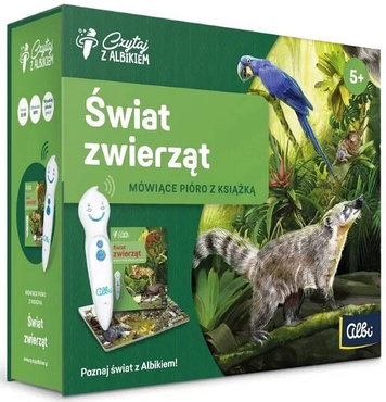 CZYTAJ Z ALBIKIEM ŚWIAT ZWIERZĄT MÓWIĄCE PIÓRO