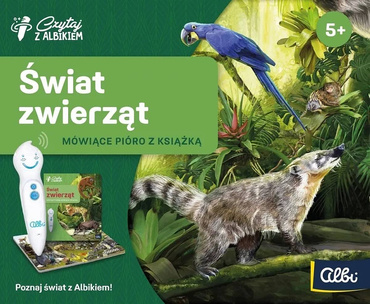 CZYTAJ Z ALBIKIEM ŚWIAT ZWIERZĄT MÓWIĄCE PIÓRO