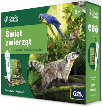 CZYTAJ Z ALBIKIEM ŚWIAT ZWIERZĄT MÓWIĄCE PIÓRO