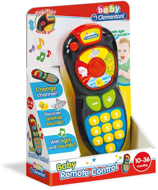 Clementoni Baby INTERAKTYWNY PILOT TV Zwierzątka