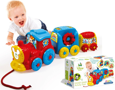 Clementoni EDUKACYJNY POCIĄG MIKI Baby Disney 10m+