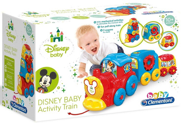 Clementoni EDUKACYJNY POCIĄG MIKI Baby Disney 10m+