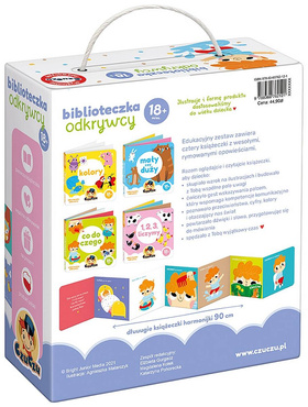 CzuCzu 4 książeczki BIBLIOTECZKA ODKRYWCY 18m.+