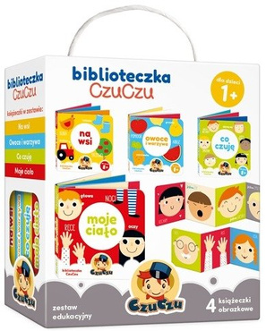 CzuCzu BIBLIOTECZKA ZESTAW EDUKACYJNY 4 KSIĄŻECZKI