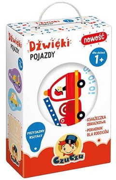 CzuCzu DŹWIĘKI POJAZDY książeczka obrazkowa 7el