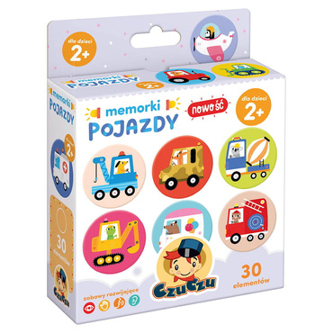 CzuCzu Gra MEMORKI POJAZDY memory 30 elementów