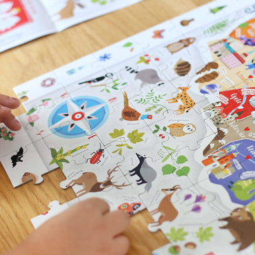CzuCzu PUZZLE OBSERWACYJNE MAPA POLSKI PLAKAT 117el.