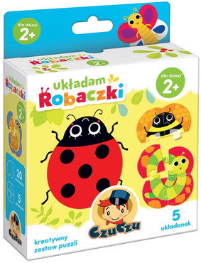 CzuCzu PUZZLE UKŁADAM ROBACZKI ZESTAW KREATYWNY