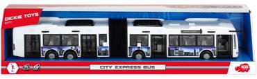 DICKIE AUTOBUS Przegubowy City Express 46 cm NAPĘD BLUE