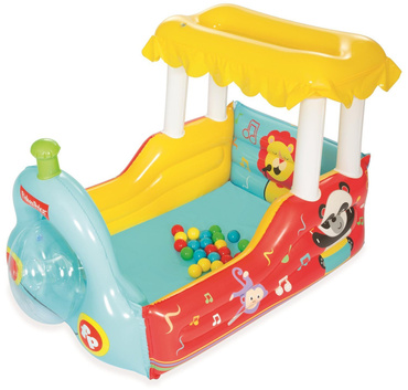 DMUCHANY POCIĄG FISHER PRICE BASEN + PIŁKI Bestway