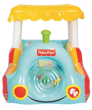 DMUCHANY POCIĄG FISHER PRICE BASEN + PIŁKI Bestway