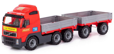 DUŻA CIĘŻARÓWKA TIR VOLVO PRZYCZEPA  AUTO 77cm