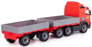 DUŻA CIĘŻARÓWKA TIR VOLVO PRZYCZEPA  AUTO 77cm
