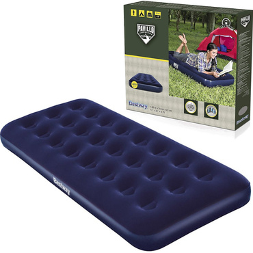 DUŻY MATERAC WELUROWY 1 OSOBOWY BESTWAY 185x76cm