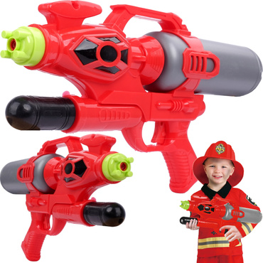 DUŻY PISTOLET NA WODĘ 42cm KARABIN SIKAWKA Pompa CZERWONO-CZARNY