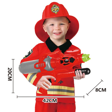 DUŻY PISTOLET NA WODĘ 42cm KARABIN SIKAWKA Pompa CZERWONO-CZARNY