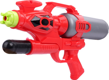 DUŻY PISTOLET NA WODĘ 42cm KARABIN SIKAWKA Pompa CZERWONO-CZARNY