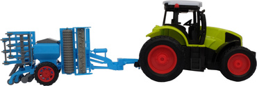DUŻY TRAKTOR STEROWANY + SIEWNIK RC CIĄGNIK 38cm USB