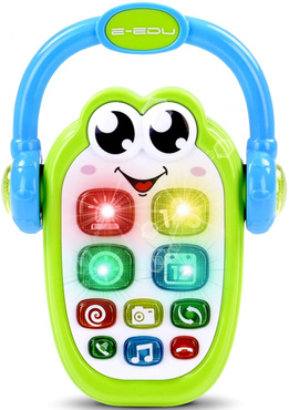 E-EDU INTERAKTYWNY TELEFON DLA DZIECI LITERKI CYFERKI PL