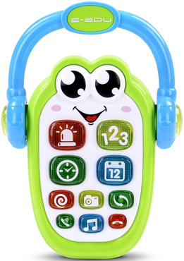 E-EDU INTERAKTYWNY TELEFON DLA DZIECI LITERKI CYFERKI PL