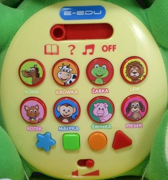 E-EDU ŻOŁWIK ALBERT uczy Mowi PL żółw + DISNEY !