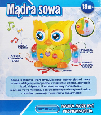 EDUKACYJNA MĄDRA SOWA OPOWIADA BAJKI ŚPIEWA PL Edu
