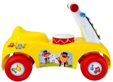 Fisher Price MUZYCZNY JEŹDZIK CHODZIK 2w1 CYMBAŁKI ŻÓŁTY