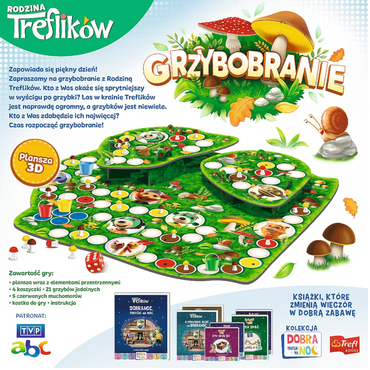 GRA PLANSZOWA GRZYBOBRANIE Z RODZINĄ TREFLIKÓW 02035