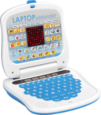 HH POLAND LAPTOP EDUKACYJNY DLA MALUSZKA Z EKRANEM LED MÓWI PL
