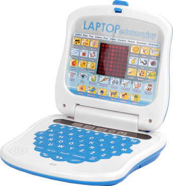 HH POLAND LAPTOP EDUKACYJNY DLA MALUSZKA Z EKRANEM LED MÓWI PL
