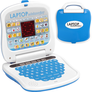 HH POLAND LAPTOP EDUKACYJNY DLA MALUSZKA Z EKRANEM LED MÓWI PL