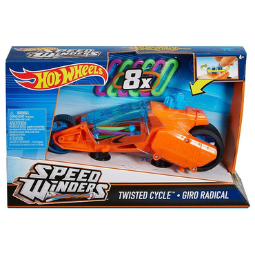 Hot Wheels AUTONAKRĘCIAKI MOTOCYKL DPB66 NEW TV  POMARAŃCZOWY