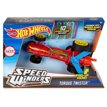 Hot Wheels AUTONAKRĘCIAKI WYŚCIGÓWKA DPB63 NEW TV CZERWONY