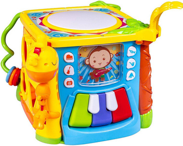 INTERAKTYWNA DWUJĘZYCZNA KOSTKA EDUKACYJNA Z TELEFONEM SORTER Smily