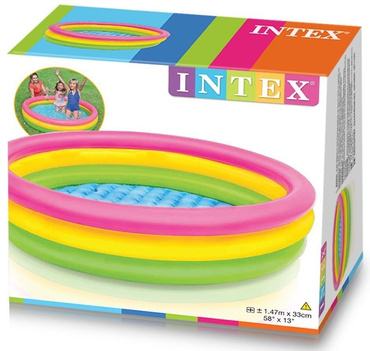 Intex BASEN DLA DZIECI Sunset 147x33 MIĘKKIE DNO