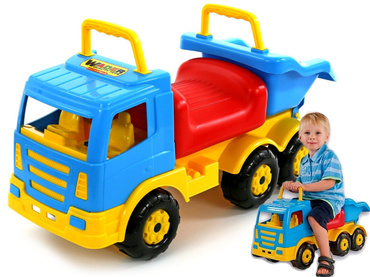 JEŹDZIK PCHACZ 3W1 Mega DUŻA WYWROTKA Auto