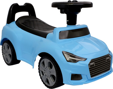 JEŹDZIK PCHACZ MEGA AUTO SAMOCHÓD DŹWIĘKI NIEBIESKI