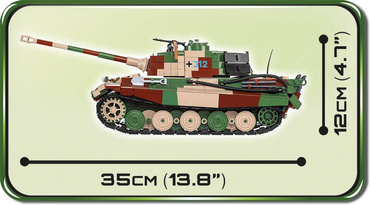 KLOCKI COBI CZOŁG PZKPFW VI AUSF B KONIGSTIGER 1000EL.