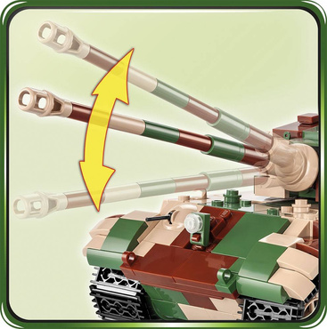 KLOCKI COBI CZOŁG PZKPFW VI AUSF B KONIGSTIGER 1000EL.