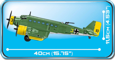 KLOCKI COBI MYŚLIWIEC JUNKERS 52/3M FIGURKI 548el.