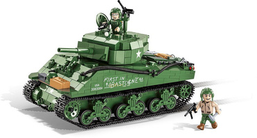 KLOCKI CZOŁG M4A3E2 SHERMAN JUMBO 720EL COBI 2550