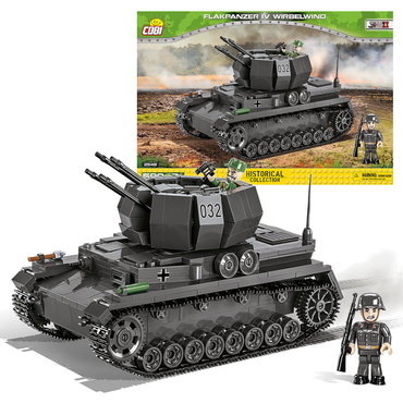 KLOCKI DZIAŁO PRZECIWLOTNICZE FLAKPANZER IV WIRBELWIND CZOŁG COBI 2548