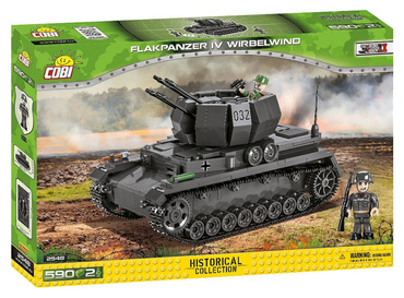 KLOCKI DZIAŁO PRZECIWLOTNICZE FLAKPANZER IV WIRBELWIND CZOŁG COBI 2548