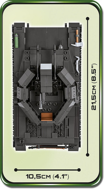 KLOCKI DZIAŁO PRZECIWLOTNICZE FLAKPANZER IV WIRBELWIND CZOŁG COBI 2548